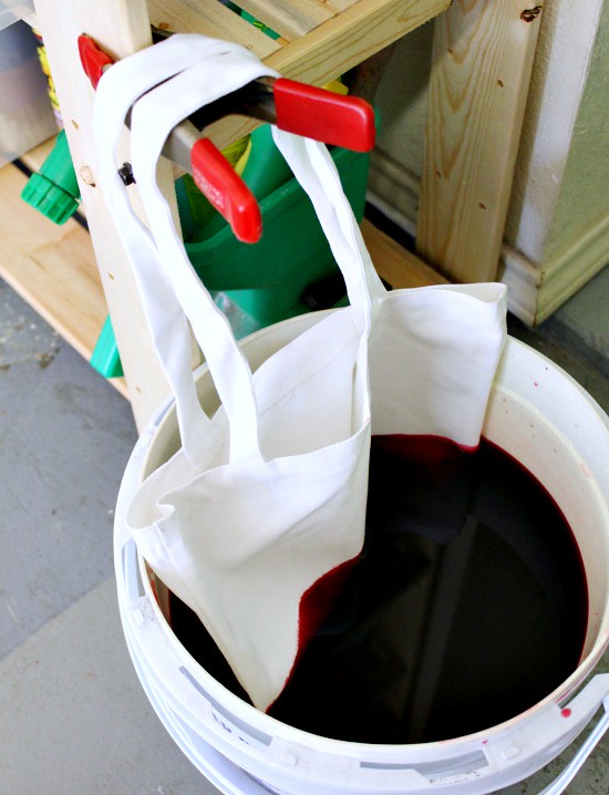 Hi Sugarplum | DIY Dip-Dyed Ombre Bag