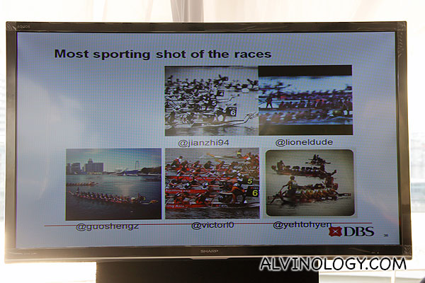 Five most sporting shots of the race 