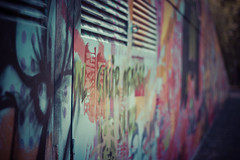 Colorful Graffiti on Wall