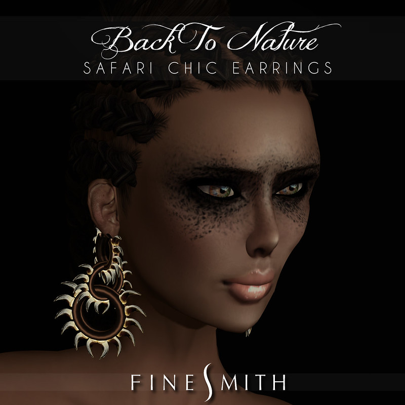 FINESMITH SAFARI CHIC earrings