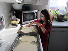 Making Pita Bread