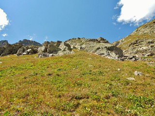 Grassy Slopes on the Way to American Northwest Ridge