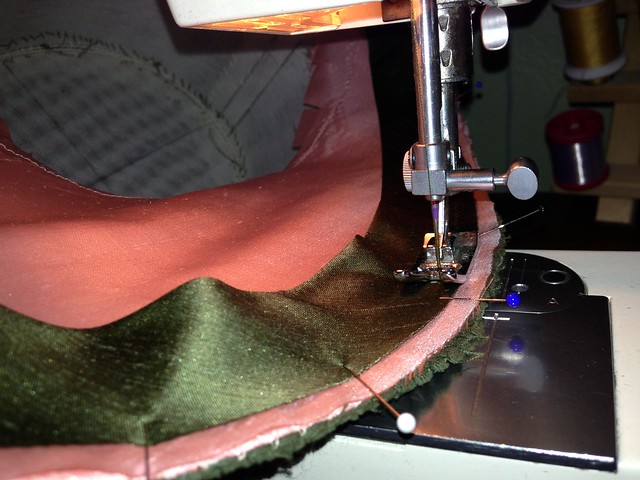 Sew Bias Binding to Inside