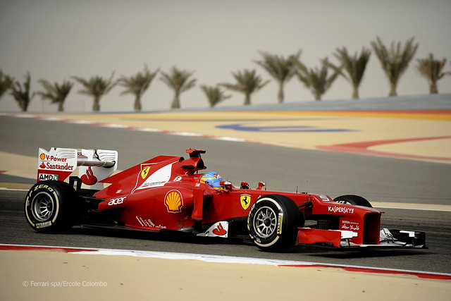 Fernando Alonso Ferrari F2012 F1 Bahrain 2012