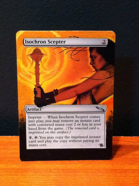 Isochron Scepter Altered Art MTG Magic the Gathering Card Art by Jacob Honor