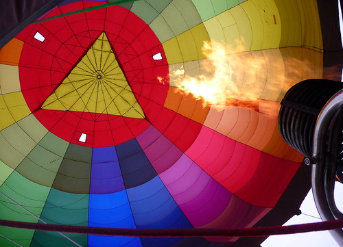 Hot Air Balloon firing by Ginas Pics