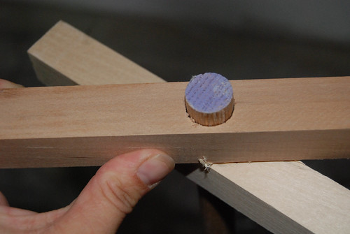Square Dowel with Round Dowel