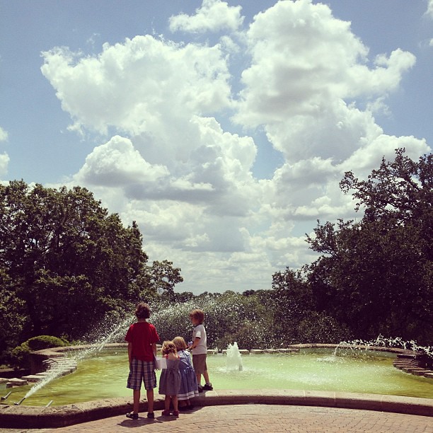 The kids and I had a wonderful afternoon out at the McNay's family day! #satx #latergram