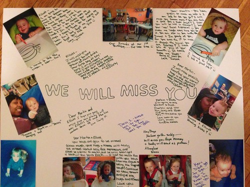 We Will Miss You Poster From Nana's Kids