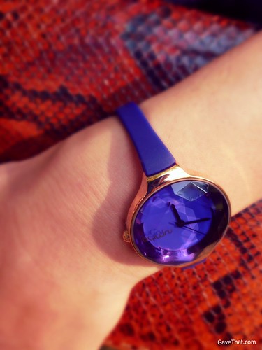 Rumba Time Orchard Collection Sapphire Blue Wrist Watch on Gift Style Blog Gave That