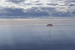 Посадка "Союз МС" // Landing of Soyuz MS