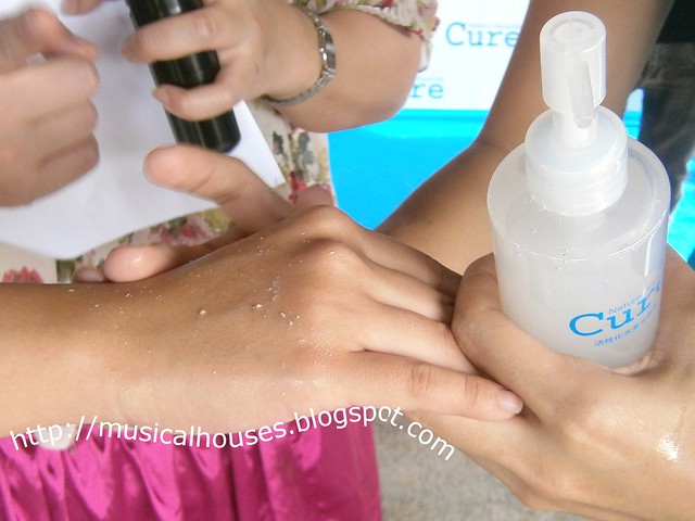 cure natural aqua gel demo