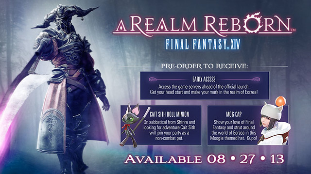 Final Fantasy XIV: A Realm Reborn Pre-Order Bonuses