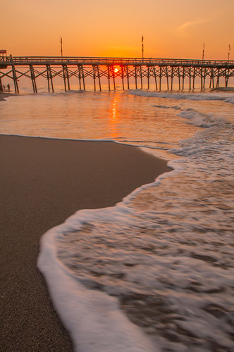 morning at  Myrtle Beach South Carolina by DigiDreamGrafix.com