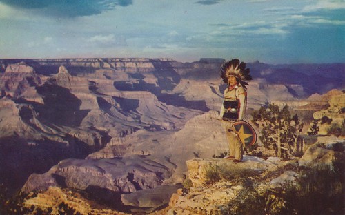 American Indian at Grand Canyon