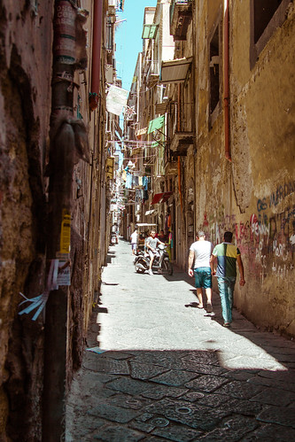 Naples alley #1 by Davide Restivo