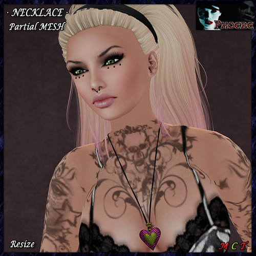 *P* Passion Necklace ~Lime-Pink~ (PMESH)