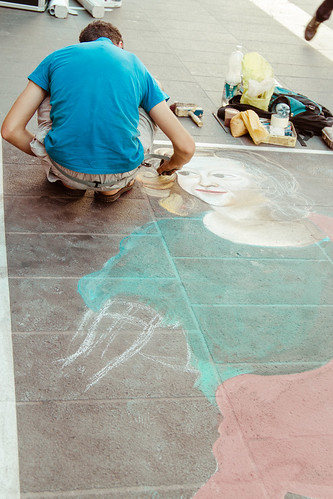 Street artist by Davide Restivo