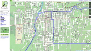 Richmond, Indiana on OpenCycleMap (after)