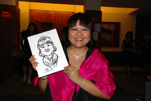 caricature live sketching for Rio Tinto Dinner & Dance - 7