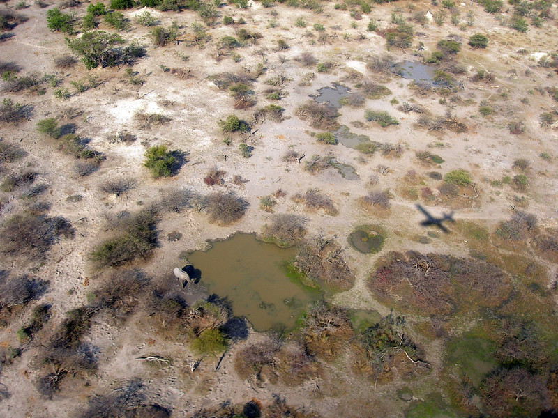 A flight over Okavango Delta