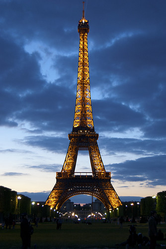 The Eiffel Tower at Twilight