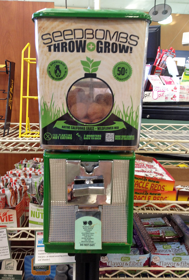 Seedbombs Vending Machine: Throw + Grow