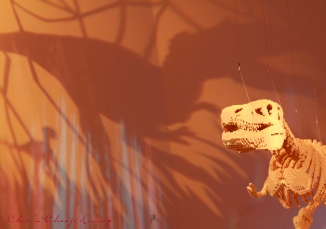 Art of the Brick Dinosaur Skeleton by Nathan Sawaya by Chic n Cheap Living