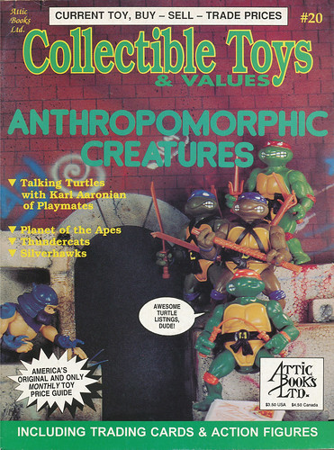 Collectible Toys & Values #20 ::  ' ANTHROPOMORPHIC CREATURES' (( July 1993 ))  [[ Courtesy of A.W. ]]