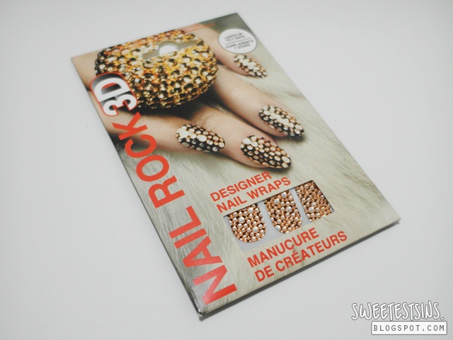 nail rock 3D designer nail wraps
