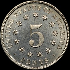 Newman 1882 Five Cent reverse