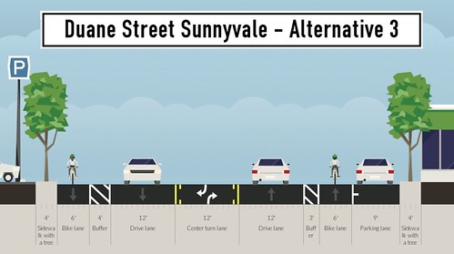 Sunnyvale Duane Avenue Alternative 3 - selected