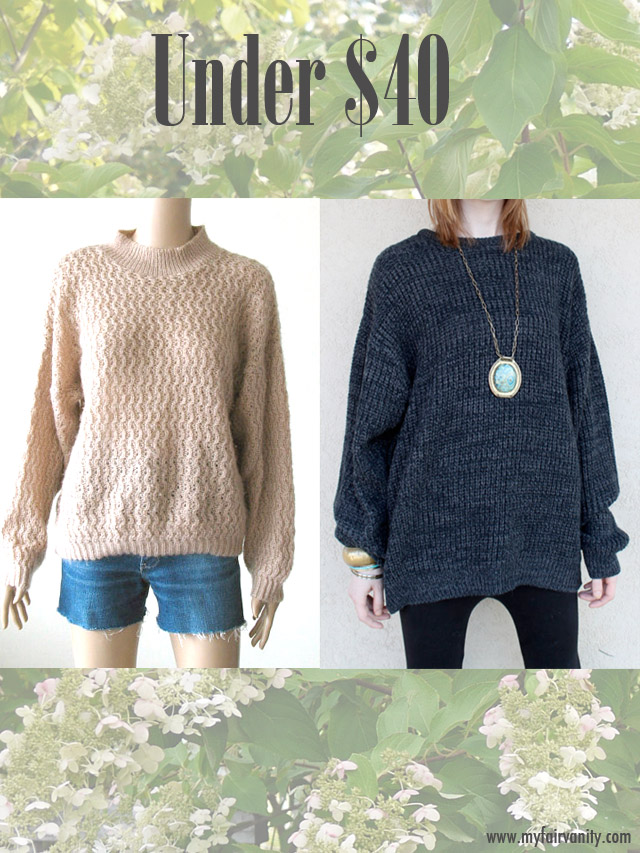 7 fair trade handmade chunky knit sweater