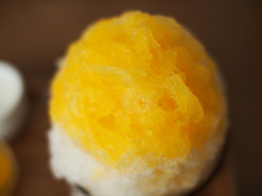 Japanese Ice Shaved Dessert - Yuzu Orange