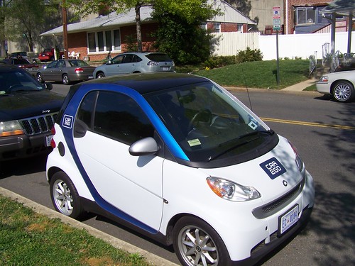 Car2Go on the 6600 block of 3rd Street NW