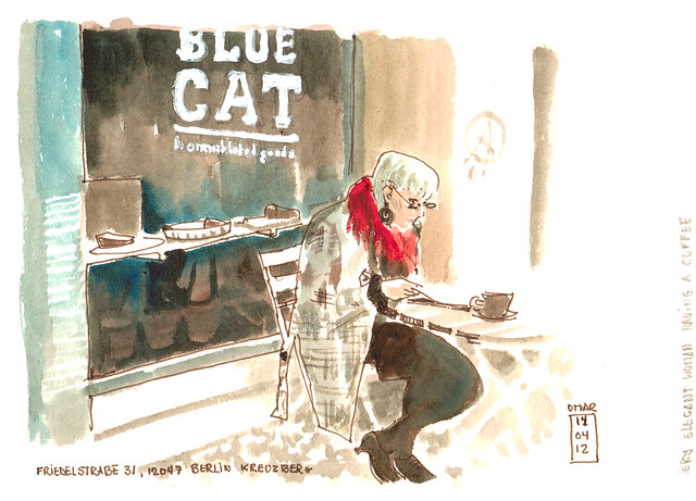 Cafe Blue Cat