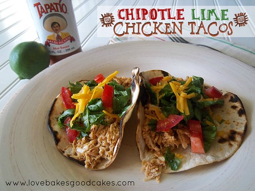 Chipotle Lime Chicken Tacos