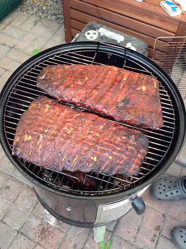 our first smoked ribs