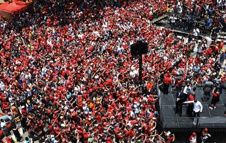 July 13, 2013 - A reported crowd of 10,000 people show up for the Dwight Howard welcome rally