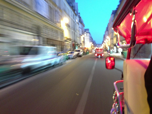 Tuk Tuk through the streets of Paris