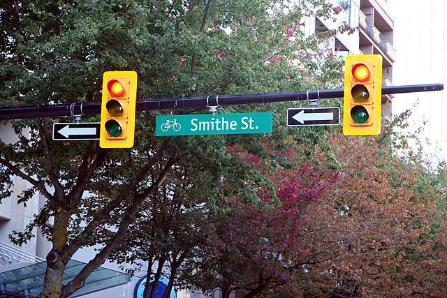 smithe street sign