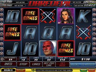 free Daredevil free spins feature