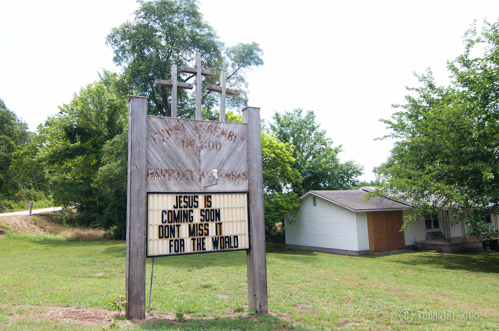 A message from a church in wild west