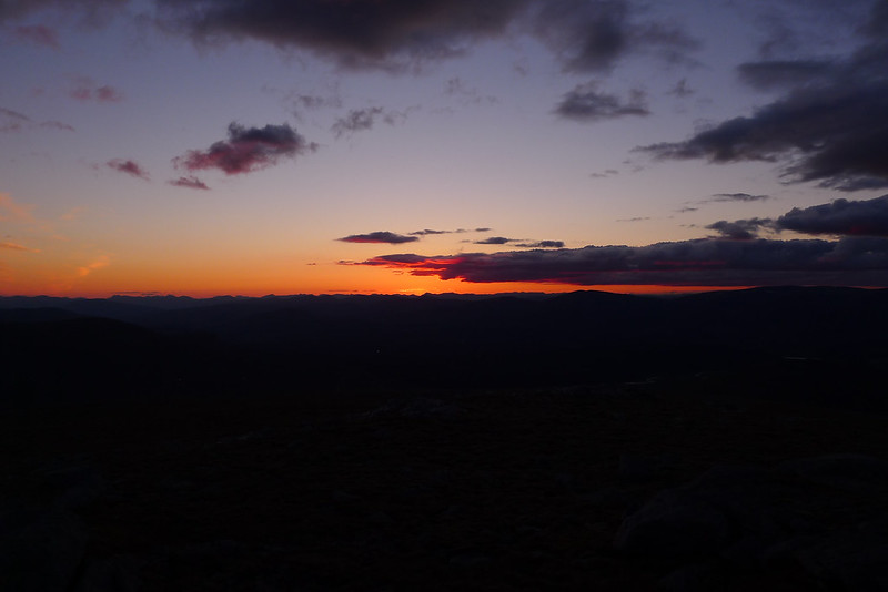 Sunset, Mountain Silhouette