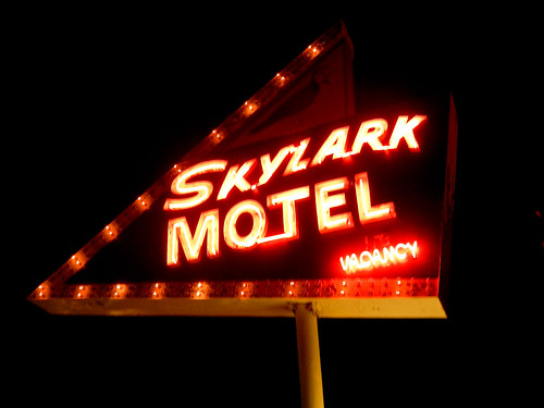 Retro Motel Sign, Skylark Motel