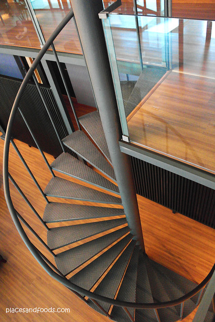 quayside hotel spiral stairs