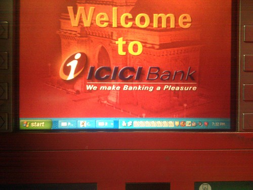 Isnt it scary when something like this comes up on your atm machine
