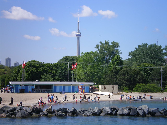 Beach on Toronto Centre Island
