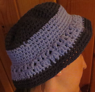 Crocheted T-Shirt Yarn Hat