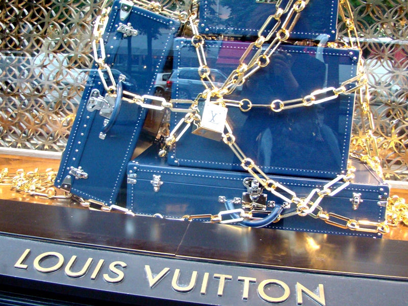 Louis Vuitton windows